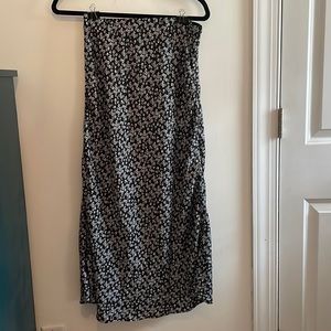 UO Rowan Midi Slip Skirt